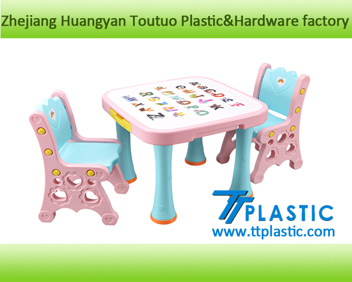 Plastic children table and chair sets
